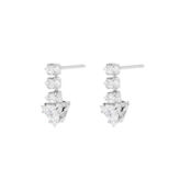 Серьги The Shiny Triangle Earrings - Silver BLING BLING фото 1