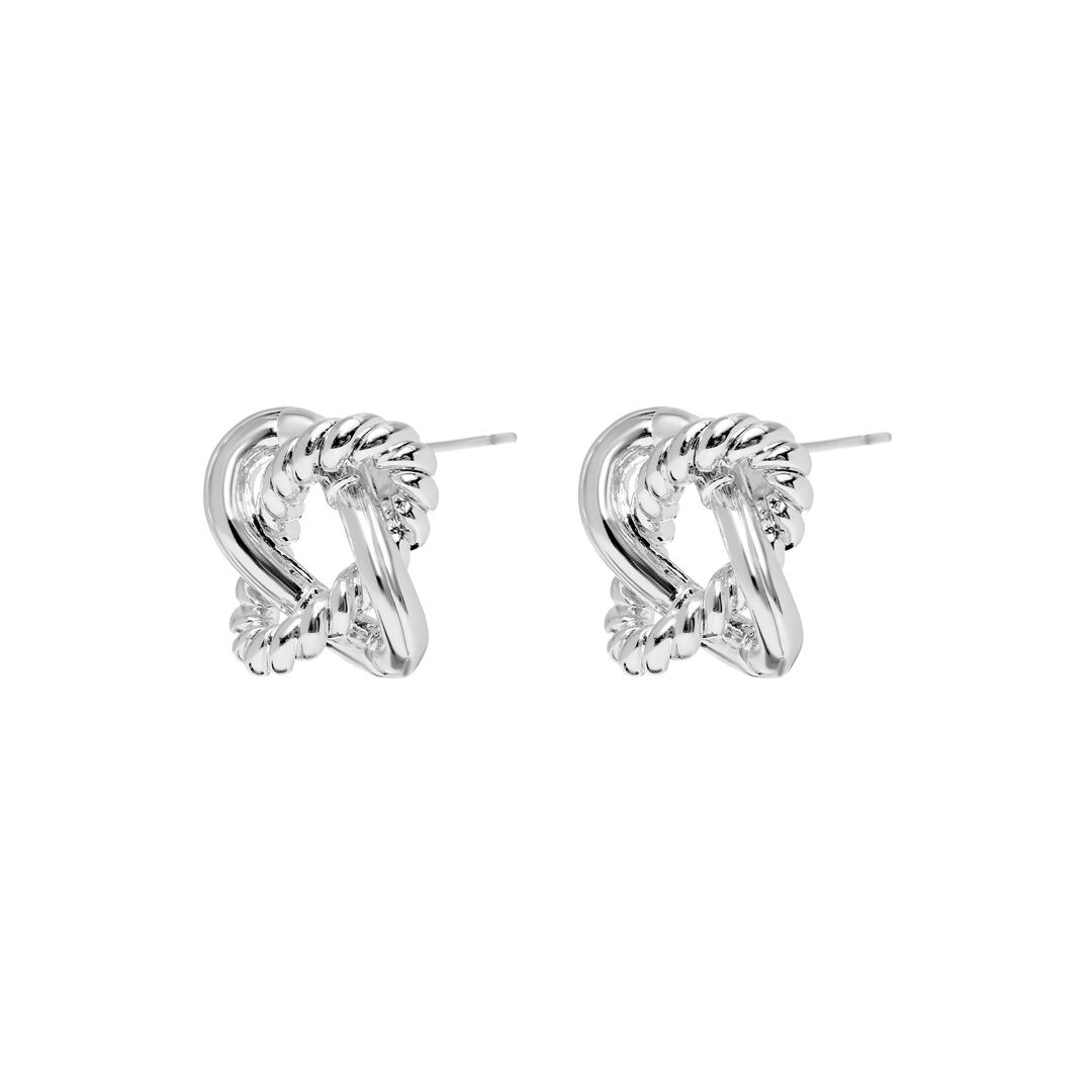 Серьги Tangled Earrings – Silver PLAIN STUDIO фото 1