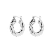 Серьги Silver Rope Earrings PLAIN STUDIO фото 1