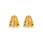 Серьги Wide Balls Earrings - Gold MYSTIQUE MIRAGE фото 3