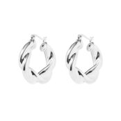 Серьги Wide Braided Earrings PLAIN STUDIO фото 1