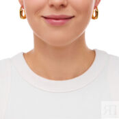 Серьги Gold Curly Hoops Earrings PLAIN STUDIO фото 2