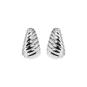 Серьги Sea Shell Earrings – Silver PLAIN STUDIO фото 3