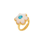 Кольцо Mini Superbloom Ring – Aqua NOTTE фото 1