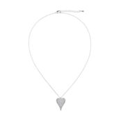 Колье Silver Necklace With Textured Heart FREE FORM фото 1