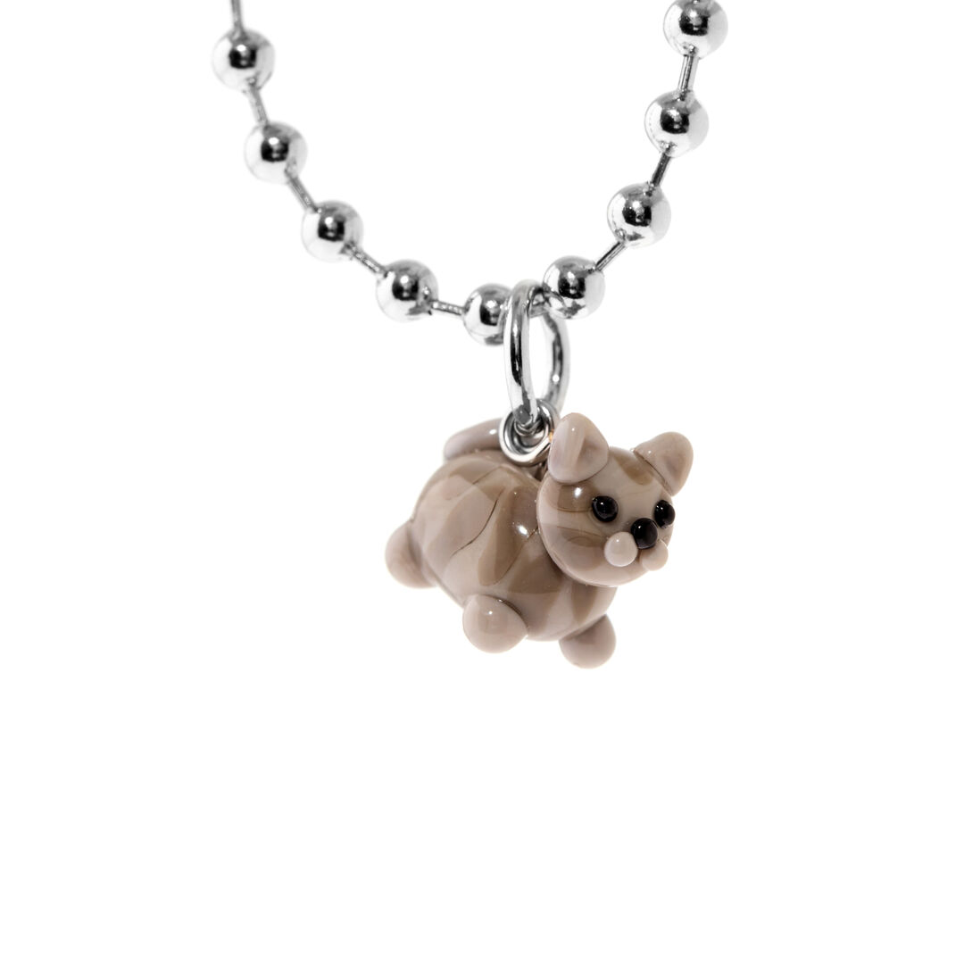 Колье Favorite Fluffy Necklace - Grey Tabby Cat HOLLY JUNE фото 1