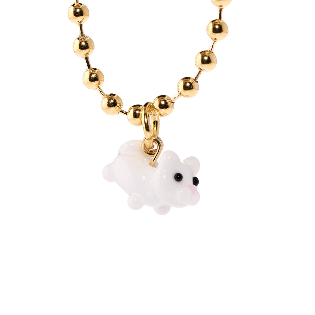 Колье Favorite Fluffy Necklace - White Cat HOLLY JUNE фото 1