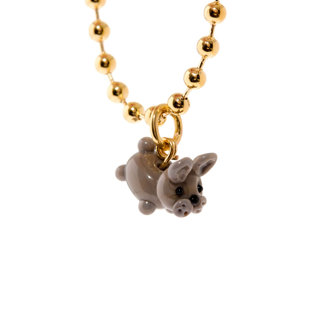 Колье Favorite Fluffy Necklace - French Bulldog HOLLY JUNE фото 1