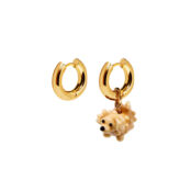 Серьги Favorite Fluffy Gold Earrings - Dog HOLLY JUNE фото 2