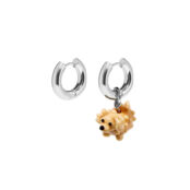 Серьги Favorite Fluffy Silver Earrings - Dog HOLLY JUNE фото 2