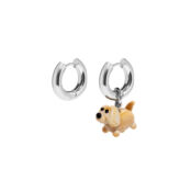 Серьги Favorite Fluffy Silver Earrings - Dog HOLLY JUNE фото 4