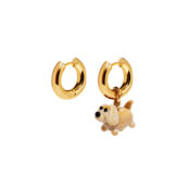 Серьги Favorite Fluffy Gold Earrings - Dog HOLLY JUNE фото 5