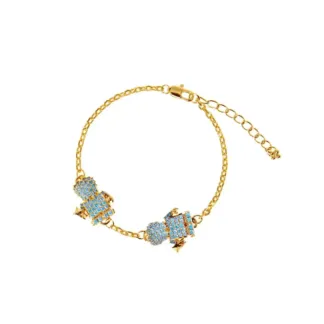 Браслет Gold Precious Bracelet Two Boys - Blue VIVA LA VIKA