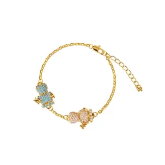 Браслет Gold Precious Bracelet Boy & Girl - Blue + Pink VIVA LA VIKA