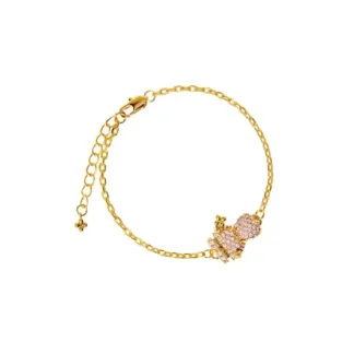 Браслет Gold Precious Bracelet Girl - Pink VIVA LA VIKA