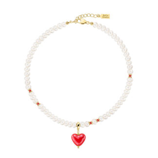 Чокер Little Heart Red Choker KOTLO STUDIO