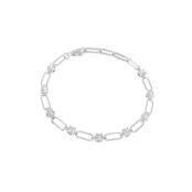 Браслет Amazing Silver Circle Bracelet - Crystal VIVA LA VIKA фото 1