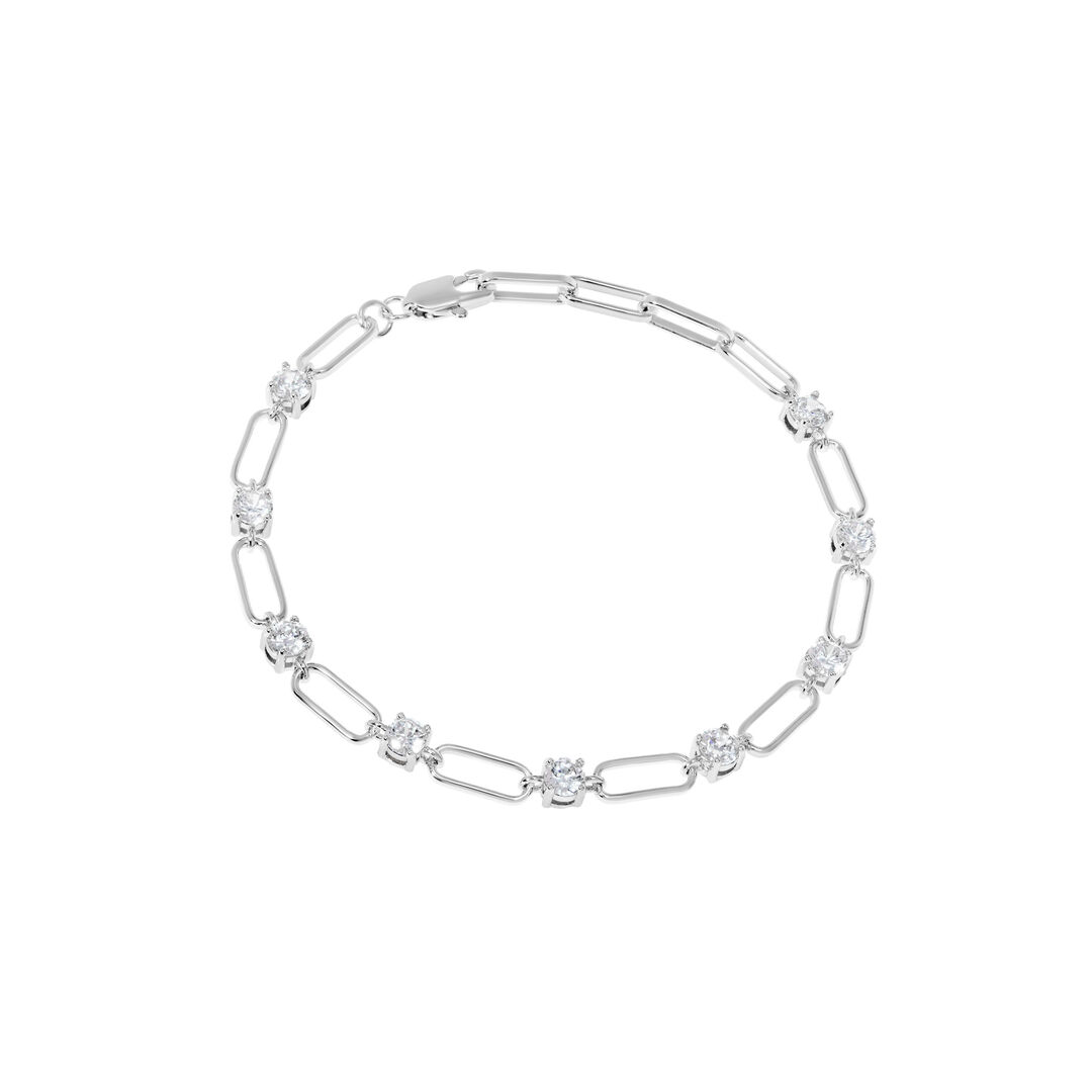 Браслет Amazing Silver Circle Bracelet - Crystal VIVA LA VIKA фото 1