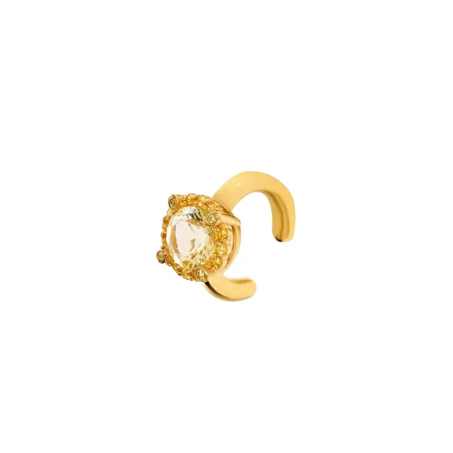 Кафф Hefty Cuff Gold Citrine BON BON фото 1