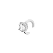 Кафф Hefty Cuff Silver Crystal BON BON фото 1