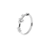 Кольцо Crystal Knuckle Ring - Silver BY DEBORAH GARDNER фото 1