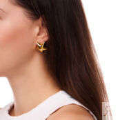 Серьги Golden Star Earrings FREE FORM фото 3