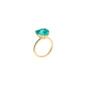 Кольцо Sex in the City Ring – Emerald VIVA LA VIKA фото 3