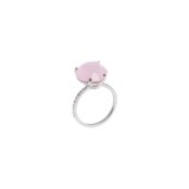 Кольцо Sex in the City Ring – Silver Matt Pink VIVA LA VIKA фото 3