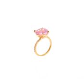 Кольцо Sex in the City Ring – Gold Flamingo VIVA LA VIKA фото 3