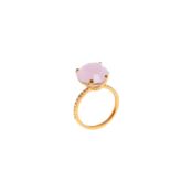 Кольцо Sex in the City Ring – Gold Matt Pink VIVA LA VIKA фото 3