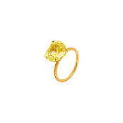 Кольцо Sex in the City Ring – Olive Yellow VIVA LA VIKA фото 3