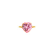 Кольцо Heart Macaroon Ring – Raspberry VIVA LA VIKA фото 1