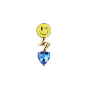 Моносерьга Smiley Heart Earring SAF SAFU фото 1