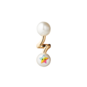 Моносерьга Kawaii Rainbow Pearl Earring SAF SAFU фото 1