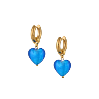 Серьги Heart of Glass Earrings – Atlantis Blue MAYOL