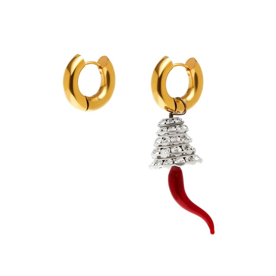 Серьги Gold Earrings & Tree With Pepper TIMELESS PEARLY фото 1