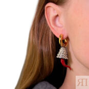 Серьги Gold Earrings & Tree With Pepper TIMELESS PEARLY фото 2