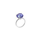 Кольцо Sex in the City Ring – Silver Sapphire VIVA LA VIKA фото 3