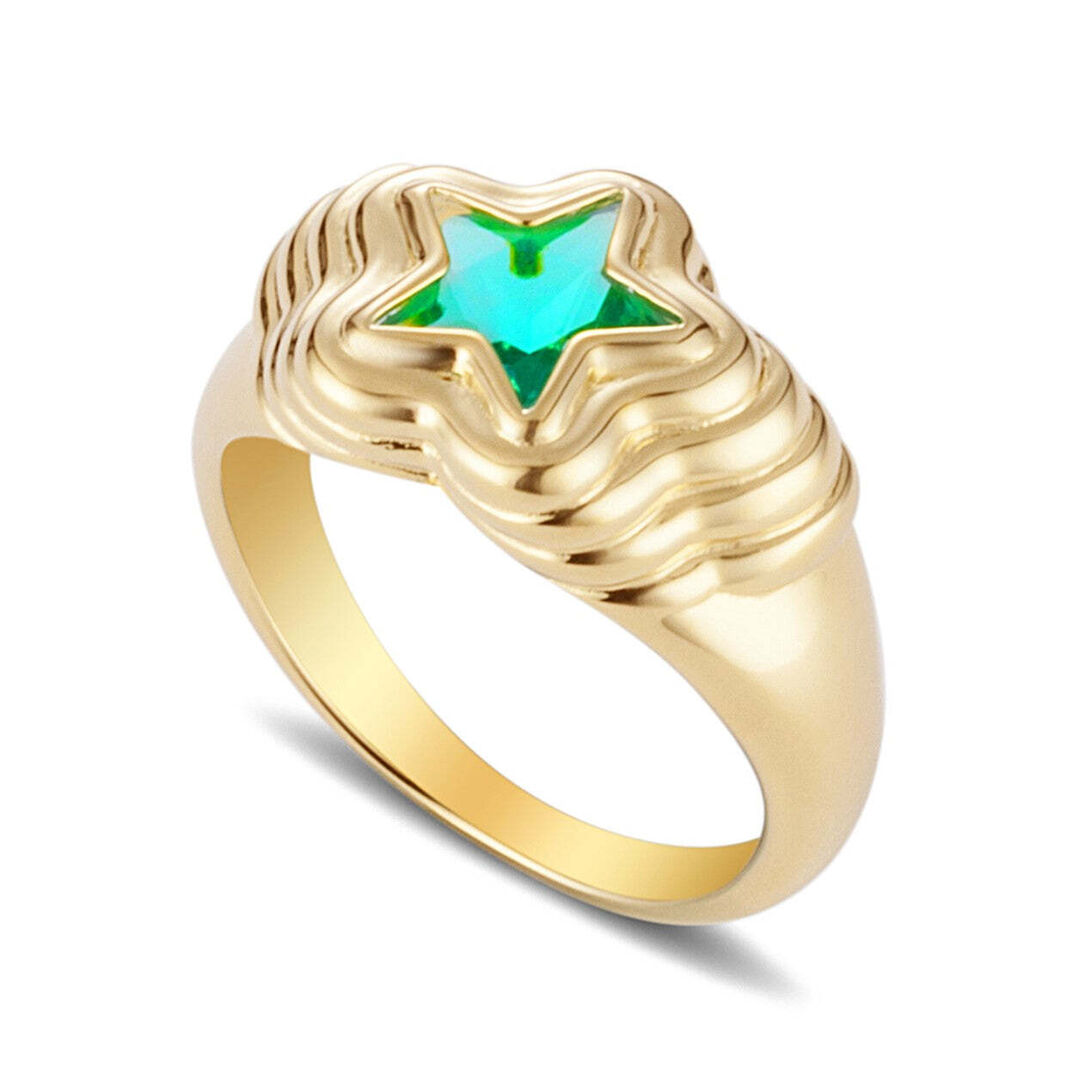 Кольцо Starstruck Ring – Lime JULY CHILD фото 1