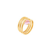 Кольцо Entwined Heart Ring – Pink VIVA LA VIKA фото 3