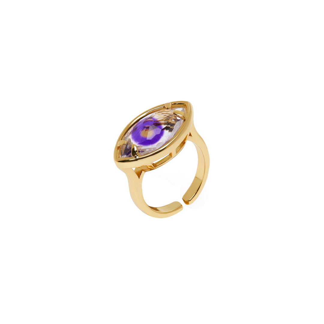 Кольцо Aqua Eye Ring – Violet DÉJÀ VU фото 1