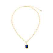 Колье Piped Edge Crystal Necklace – Dark Blue VIVA LA VIKA фото 3