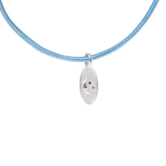 Колье Sky Oval Blue Rope Necklace HERMINA ATHENS