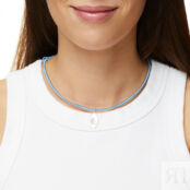 Колье Sky Oval Blue Rope Necklace HERMINA ATHENS фото 2