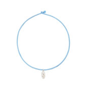 Колье Sky Oval Blue Rope Necklace HERMINA ATHENS фото 3