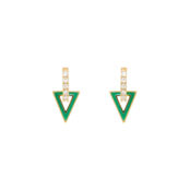 Серьги The Bermuda Earrings – Green CELESTE STARRE фото 1