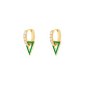 Серьги The Bermuda Earrings – Green CELESTE STARRE фото 3