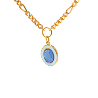 Колье Naked Dreamy Crystal Necklace – Blue WILHELMINA GARCIA