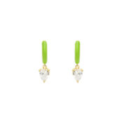 Серьги Neon Nights Earrings – Green CELESTE STARRE фото 1