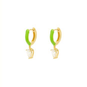 Серьги Neon Nights Earrings – Green CELESTE STARRE фото 3